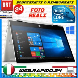 PC NOTEBOOK PORTATILE HP PROBOOK X360 14" INTEL DUO RAM 4GB SSD 128GB TOUCH