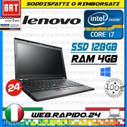 PC NOTEBOOK LENOVO THINKPAD X230 12.5" CPU i5 8GB RAM SSD 256GB KEY WIN10