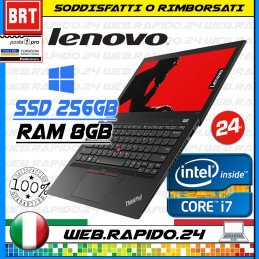 PC NOTEBOOK PORTATILE LENOVO X280 12.5" CPU I7-8250U RAM 16GB SSD 256GB WIN 11