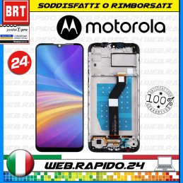 DISPLAY LCD+TOUCH SCREEN+FRAME PER MOTOROLA MOTO G8 POWER LITE XT-2055 VETRO_24H