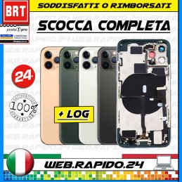 D35_BACK COVER SCOCCA POSTERIORE COMPLETA+FLEX+FRAME PER APPLE IPHONE 11 PRO MAX