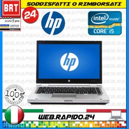 N65_PC NOTEBOOK HP ELITEBOOK 8470P 14 CPU i5 3320M RAM 4GB SSD 128GB LEGGERE!