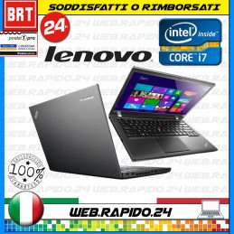 PC NOTEBOOK PORTATILE LENOVO T440S 14" INTEL i7-4300M RAM 8GB SSD 128GB WIN11