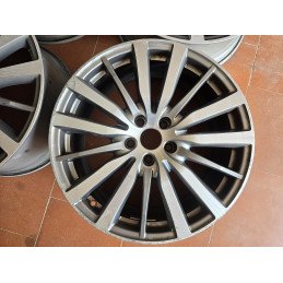 SET N4 CERCHI IN LEGA MASERATI GHIBLI 19" POSEIDONE DIAMANTATO 5 BULLONI FORI 