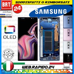 DISPLAY LCD+TOUCH SCREEN+FRAME ORIGINALE SAMSUNG GALAXY NOTE 9 SM-N960 SM-N960F