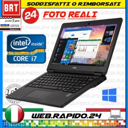 N552_PC NOTEBOOK DELL LATITUDE E7250 12.5" CPU i7-5600U 8GB RAM SSD 500GB LEGGI!