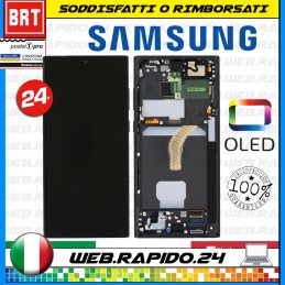  D24_DISPLAY LCD+TOUCH SCREEN+FRAME SS OLED SAMSUNG GALAXY S22 ULTRA LCD KO!