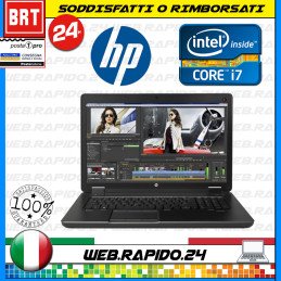 PC NOTEBOOK PORTATILE HP ZBOOK-15 15" i7-4700MQ RAM 16GB SSD 256GB WIN 11 PRO