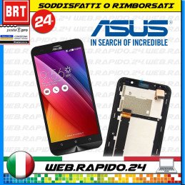 D88_DISPLAY LCD+TOUCH SCREEN+FRAME ORIGINALE ASUS ZENFONE GO 5,5 ZB551KL LEGGI