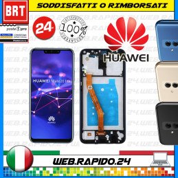 D44_DISPLAY LCD+TOUCH SCREEN+FRAME ORIGINALE HUAWEI MATE 20 LITE SNE-LX1 OTTIMO