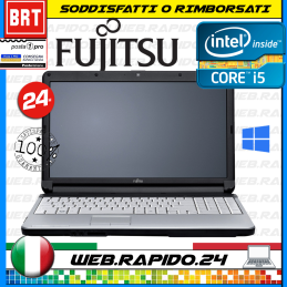 PC NOTEBOOK FUJITSU LIFEBOOK A531 15.6" INTEL i5-2430M RAM 4GB DDR3 SSD HDMI DVI