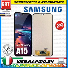 DISPLAY LCD+TOUCH SCREEN NO TFT PER SAMSUNG GALAXY A15 4G SM-A155 / SM-A156 5G