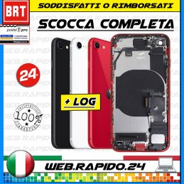 BACK COVER SCOCCA POSTERIORE COMPLETA+FLEX+FRAME PER APPLE IPHONE SE 2022