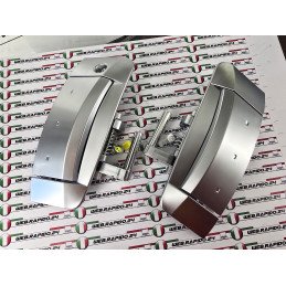 MANIGLIA ESTERNA PORTIERA SINISTRA DESTRA PER NISSAN 350Z Z33 02-09 WJ6E ARGENTO