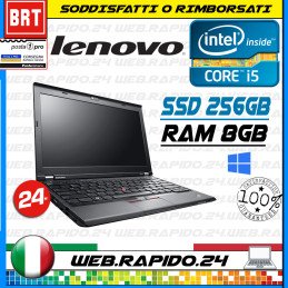PC PORTATILE NOTEBOOK LENOVO X230 12,5" i5-3230M 4GB SSD 128 GB WIN 11