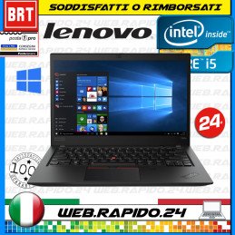 PC NOTEBOOK PORTATILE LENOVO T490 14" I5-8265U RAM 8GB SSD 256GB WIN 11