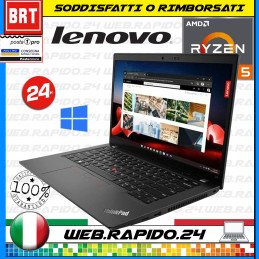 NOTEBOOK LENOVO THINKPAD L14 14" AMD RYZEN 3 5300U RAM 8GB SSD 256GB WIN11