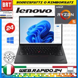 NOTEBOOK LENOVO THINKPAD T14S G1 14" AMD RYZEN 5 PRO 4650U 8GB RAM SSD 256GB