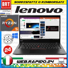 NOTEBOOK LENOVO THINKPAD X395 13" AMD RYZEN 5 PRO 3500U 16GB RAM SSD 256GB WIN11
